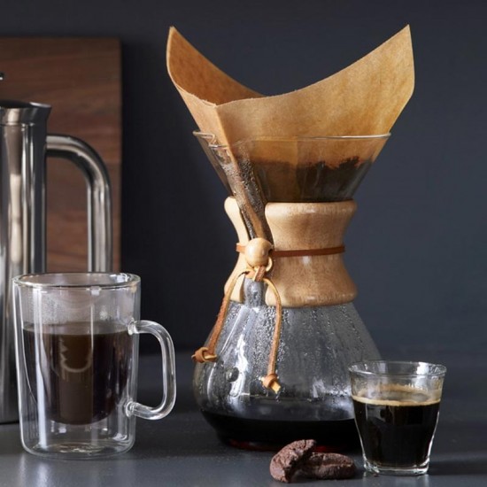 Epinox CK-800A Chemex, Ahşap Tutacaklı, 800 ml, 6 Bardak